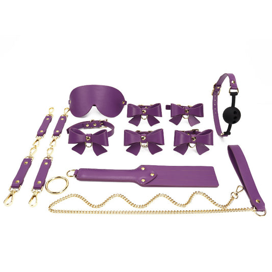 Wholesale Solid Color Bondage Gear with Bow Decoration