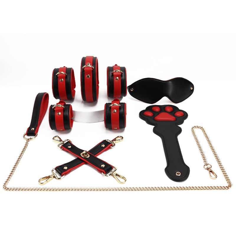 Wholesale Frisky Bedroom Restraint Kit With Cat Claw Paddle